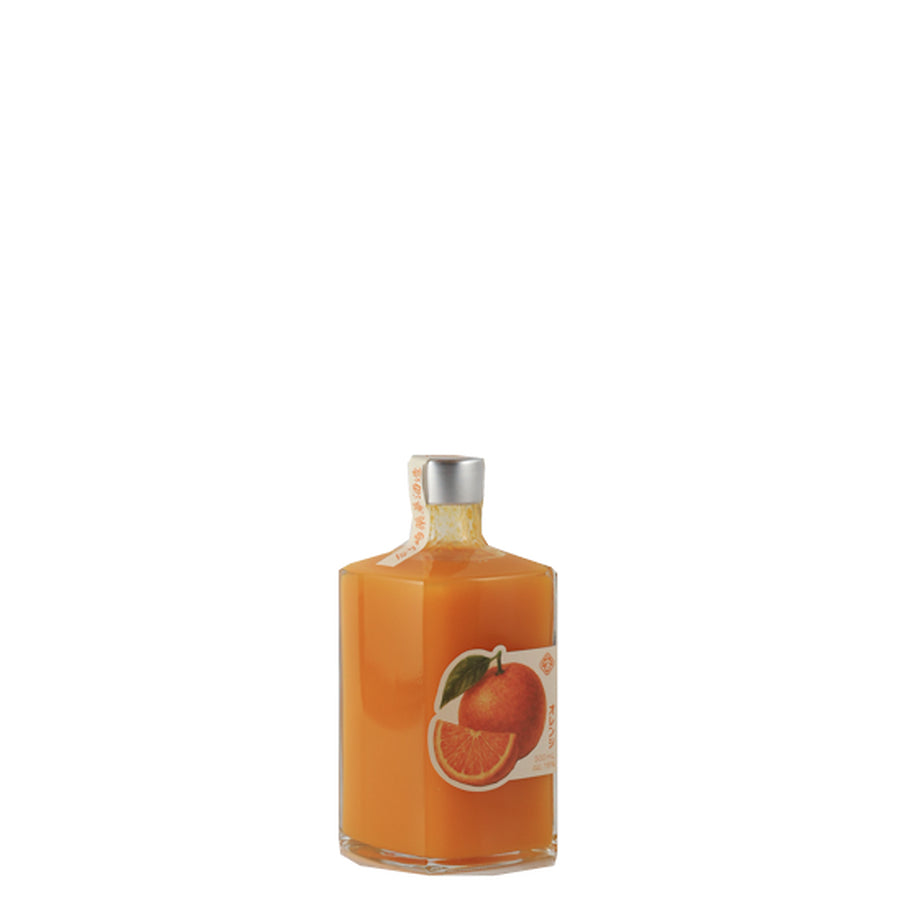 Kanegasaki Orange Nectar 500ml Japanese orange liqueur - left bottle angle