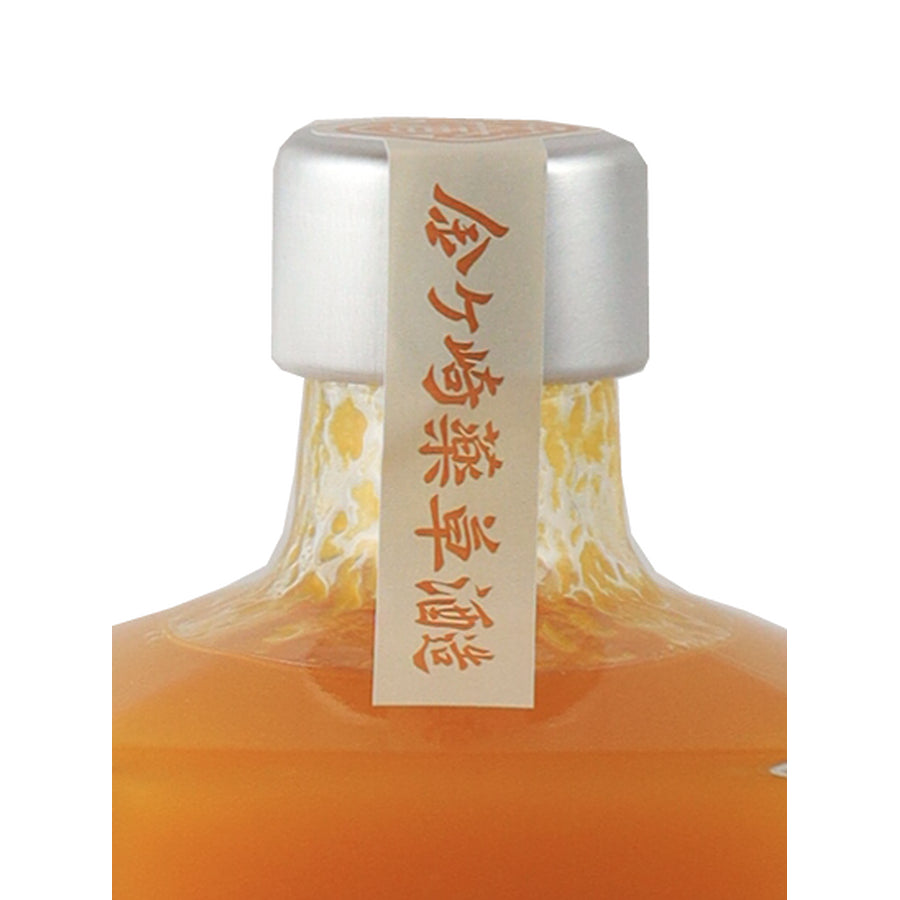 Kanegasaki Orange Nectar 500ml Japanese orange liqueur - neck cap and seal