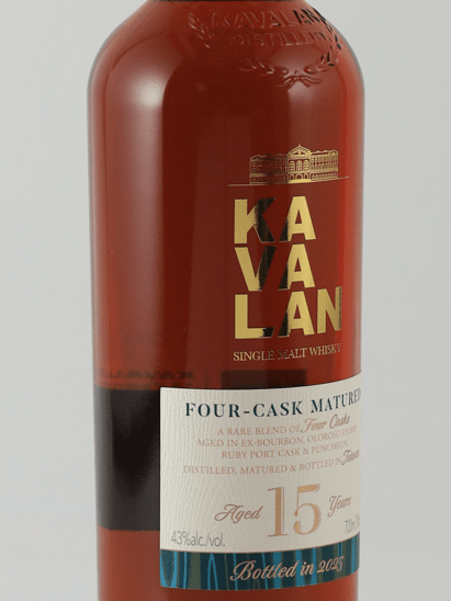 Kavalan 15 Year Old Single Malt - Bottle Of Japan