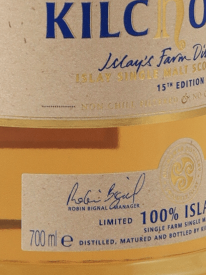 Kilchoman 100% Islay 15th Edition - Bottle Of Japan