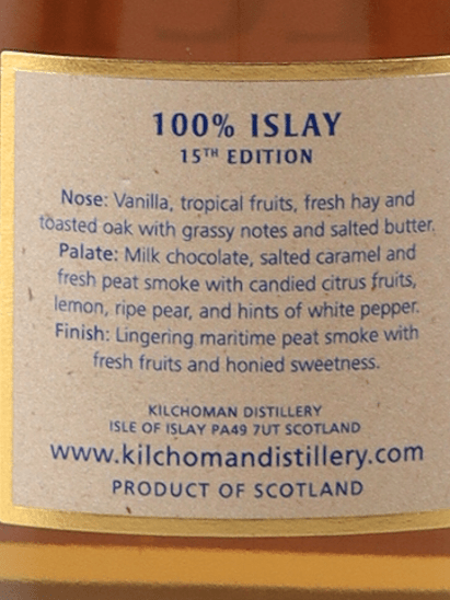 Kilchoman 100% Islay 15th Edition - Bottle Of Japan