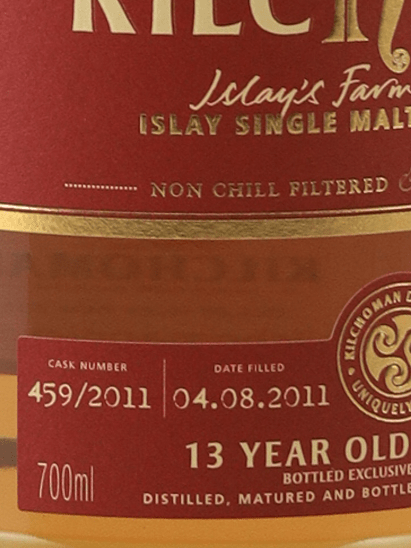 Kilchoman 13 Year Old 2011 Bourbon Barrel - Bottle Of Japan