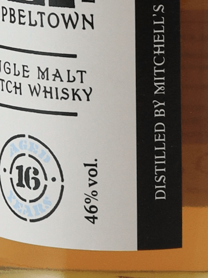 Kilkerran 16 Year Old 2024 Release - Bottle Of Japan