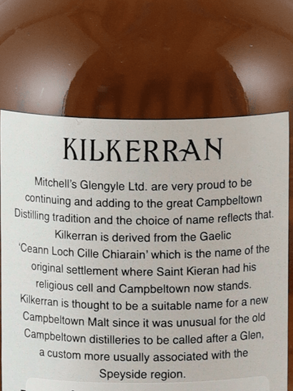 Kilkerran 16 Year Old 2024 Release - Bottle Of Japan