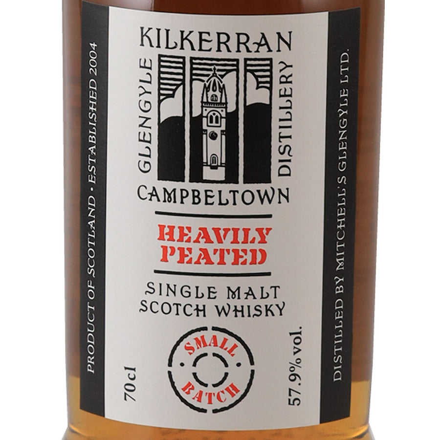 Kilkerran Heavily Peated Batch 11, 57.9%, 700ml - front label