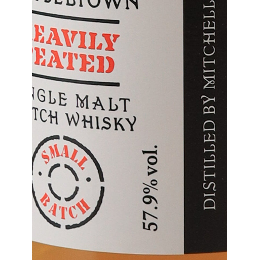 Kilkerran Heavily Peated Batch 11, 57.9%, 700ml - strength label detail