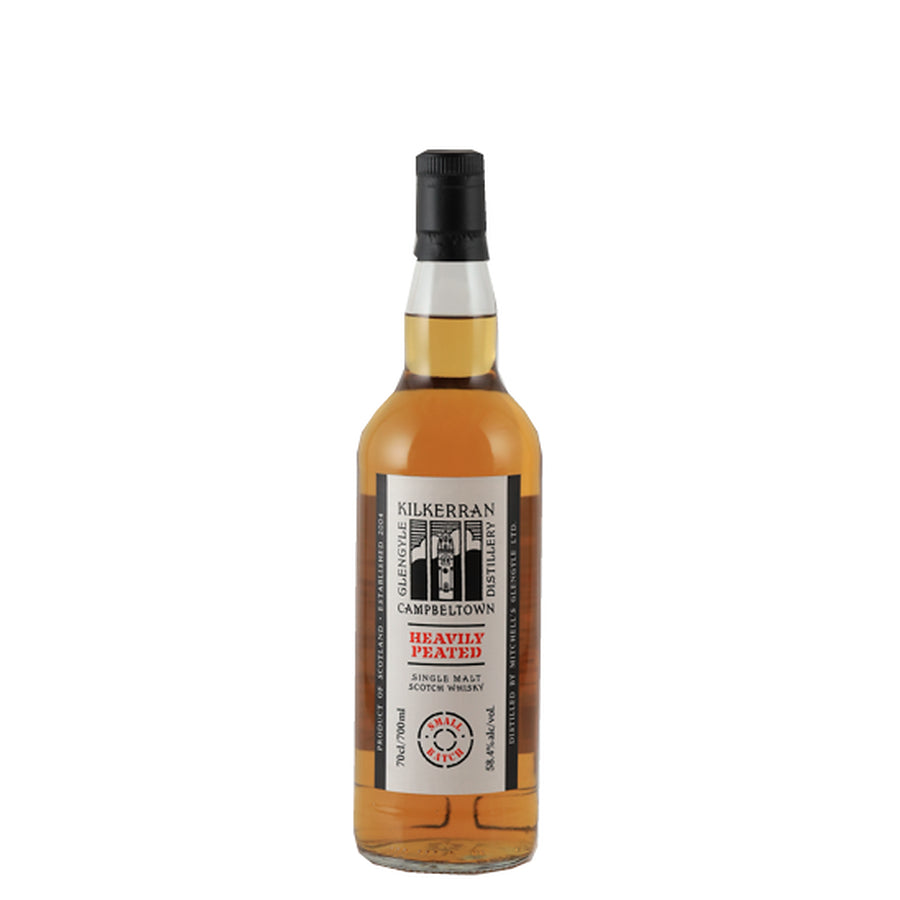Kilkerran Heavily Peated Batch 12 58.4% 700ml - bottle front