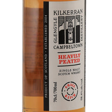 Load image into Gallery viewer, Kilkerran Heavily Peated Batch 12 58.4% 700ml - front label left angle