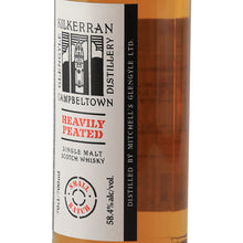 Load image into Gallery viewer, Kilkerran Heavily Peated Batch 12 58.4% 700ml - front label right angle