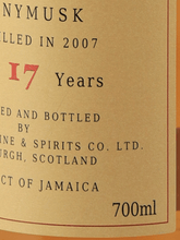 Load image into Gallery viewer, Kingsbury Authentic Jamaica Monymusk 17 Year Old 2007 - Bottle Of Japan