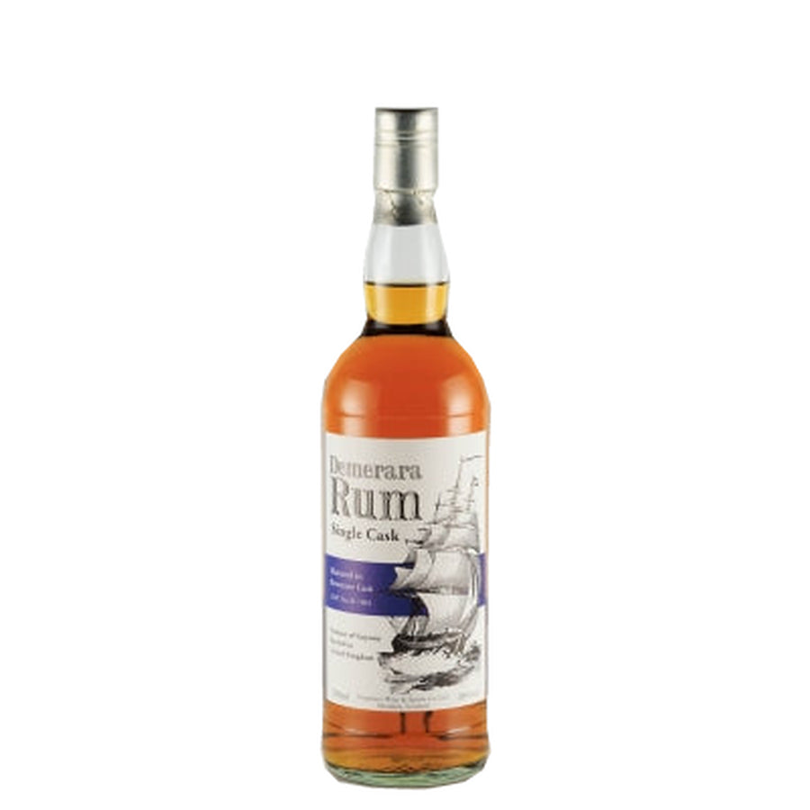 Kingsbury Demerara Rum Double Matured Bowmore Cask 58% - bottle front