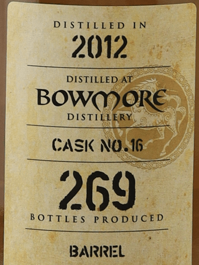 Kingsbury Gold Bowmore 13 Year Old 2012 - Bottle Of Japan