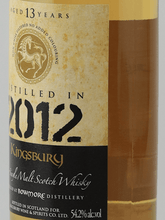 Load image into Gallery viewer, Kingsbury Gold Bowmore 13 Year Old 2012 - Bottle Of Japan