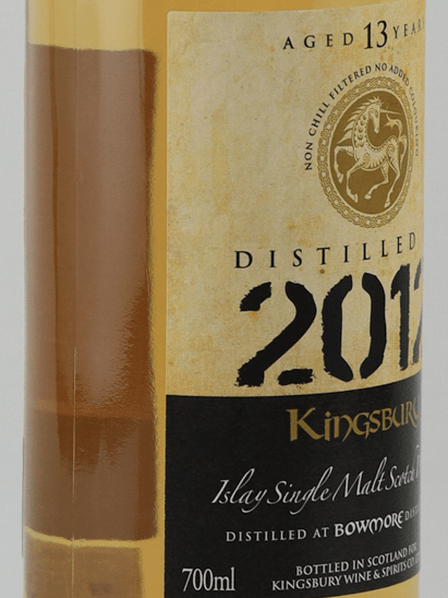 Kingsbury Gold Bowmore 13 Year Old 2012 - Bottle Of Japan