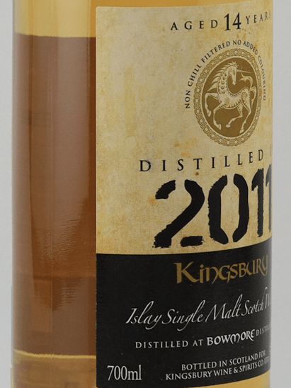 Kingsbury Gold Bowmore 14 Year Old 2011 - Bottle Of Japan