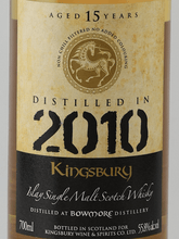 Load image into Gallery viewer, Kingsbury Gold Bowmore 15 Year Old 2010 - Bottle Of Japan