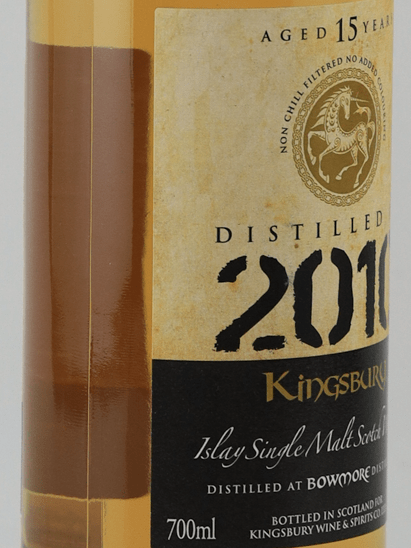 Kingsbury Gold Bowmore 15 Year Old 2010 - Bottle Of Japan