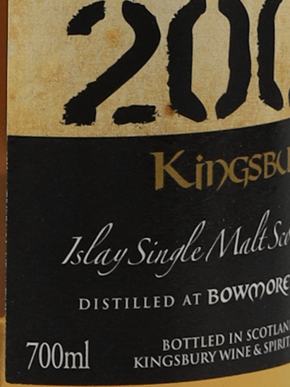 Kingsbury Gold Bowmore 16 Year Old 2009 - Bottle Of Japan