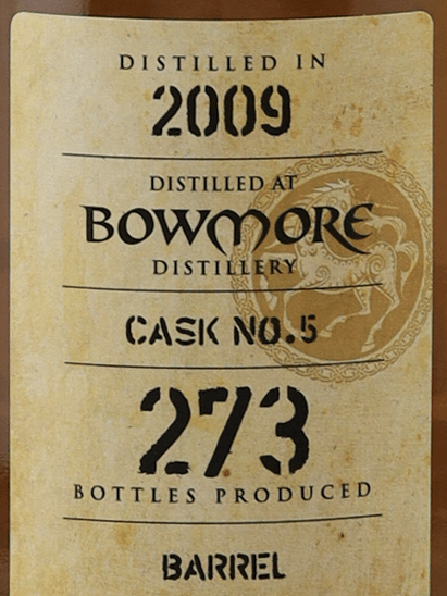 Kingsbury Gold Bowmore 16 Year Old 2009 - Bottle Of Japan