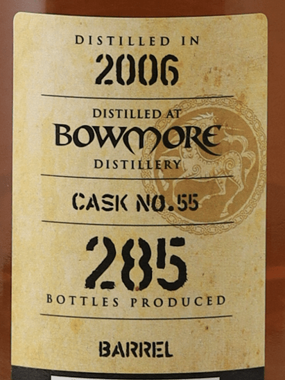 Kingsbury Gold Bowmore 19 Year Old 2006 - Bottle Of Japan