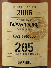 Load image into Gallery viewer, Kingsbury Gold Bowmore 19 Year Old 2006 - Bottle Of Japan
