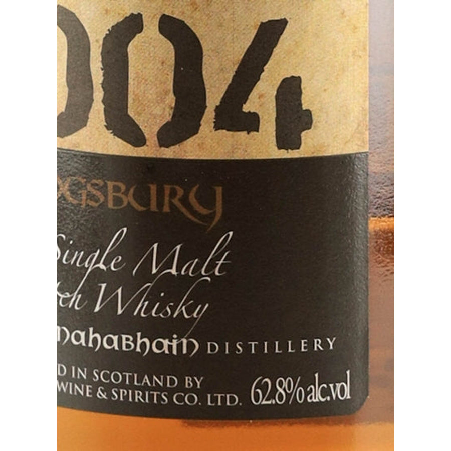 Kingsbury Gold Bunnahabhain 17 Year Old 2004 62.8% 700ml - 62.8% ABV label detail