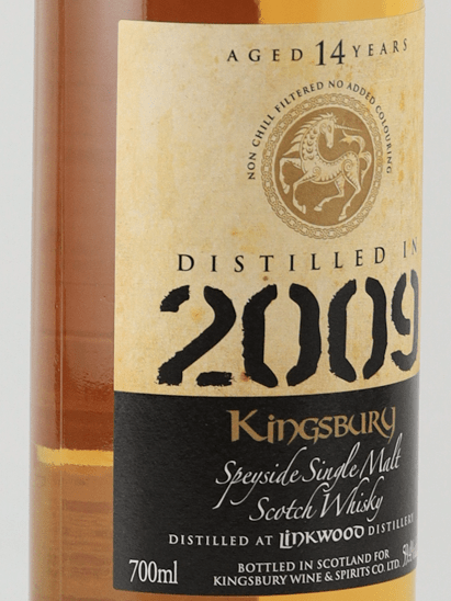 Kingsbury Gold Linkwood 14 Year Old 2009 - Bottle Of Japan