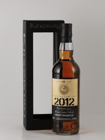 Kingsbury Gold Main Baraille 10 Year Old 2012 - Bottle Of Japan