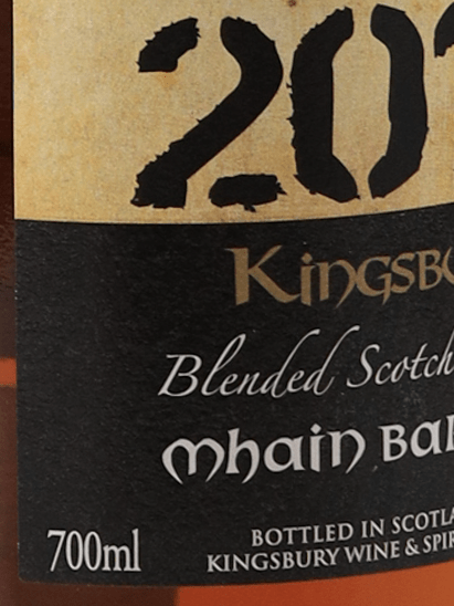 Kingsbury Gold Main Baraille 10 Year Old 2012 - Bottle Of Japan