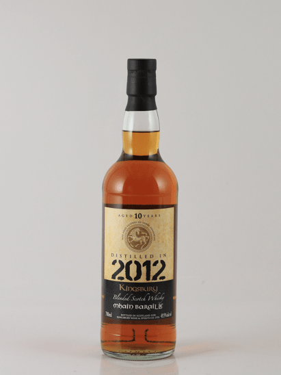 Kingsbury Gold Main Baraille 10 Year Old 2012 - Bottle Of Japan