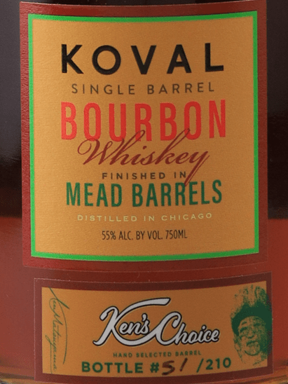 Koval Single Barrel Mead Cask Ken's Choice - Bottle Of Japan