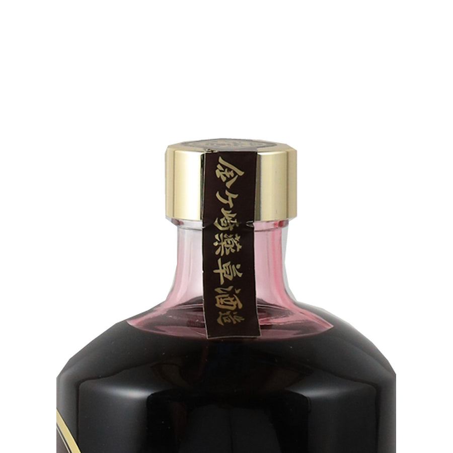 KUBO Creme de Cassis Japanese Blackcurrant Liqueur 20% 500ml - cap and neck seal