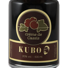 Load image into Gallery viewer, KUBO Creme de Cassis Japanese Blackcurrant Liqueur 20% 500ml - front label