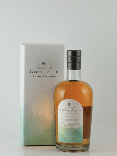 Kuju Distillery Green Drum Blended Malt - Bottle Of Japan