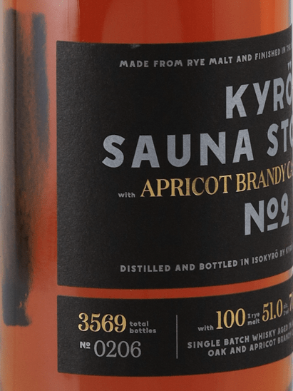 Kyuro Sauna Stories No.2 Apricot Brandy Cask Finish - Bottle Of Japan