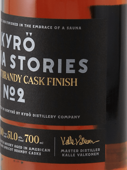 Kyuro Sauna Stories No.2 Apricot Brandy Cask Finish - Bottle Of Japan