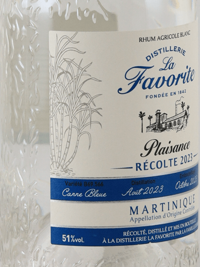 La Favorite Blanc Plaisance Canne Blue 2023 - Bottle Of Japan