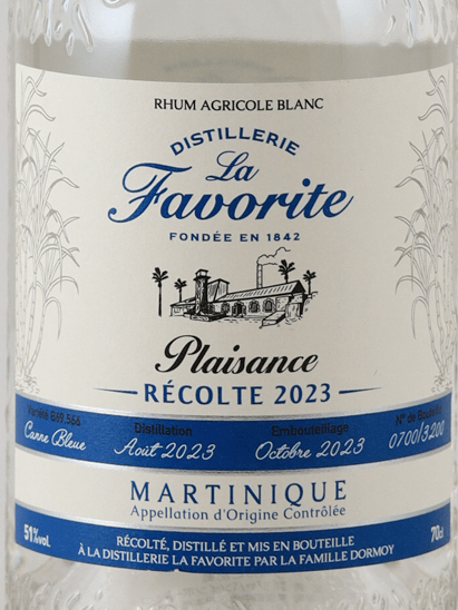 La Favorite Blanc Plaisance Canne Blue 2023 - Bottle Of Japan