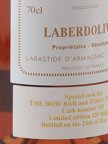 Laberdolive Domaine de Jaurrey 1995 THE BOW BAR&TOKO - Bottle Of Japan
