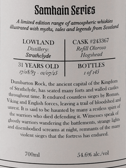 Lady of the Glen Strathclyde 31 Year Old 1993 - Bottle Of Japan
