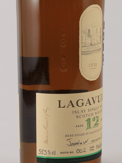 Lagavulin 12 Year Old Handfilled - Bottle Of Japan