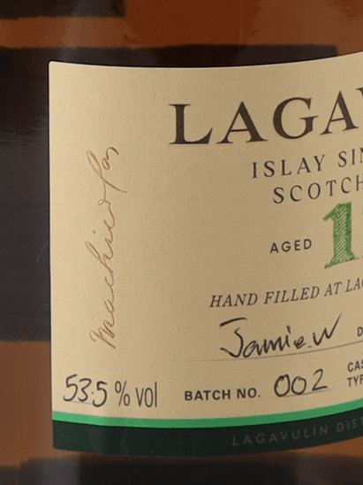Lagavulin 12 Year Old Handfilled - Bottle Of Japan