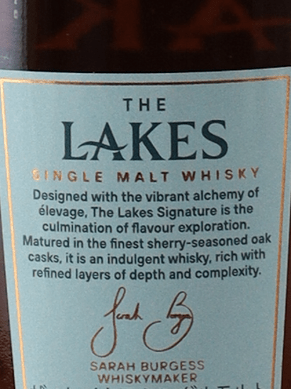 Lakes Single Malt Whisky Signature - Bottle Of Japan