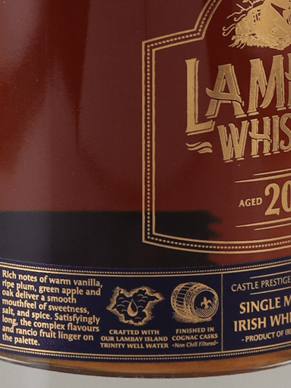 Lambay Castle Prestige 20 Year Old - Bottle Of Japan