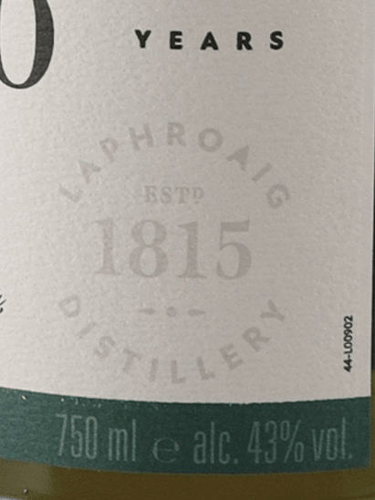 Laphroaig 10 Year Old 750ml - Bottle Of Japan