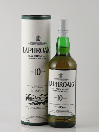 Laphroaig 10 Year Old 750ml Old Label - Bottle Of Japan