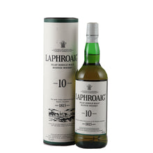 Load image into Gallery viewer, Laphroaig 10 Year Old 40% 750ml Old Label - bottle and tube