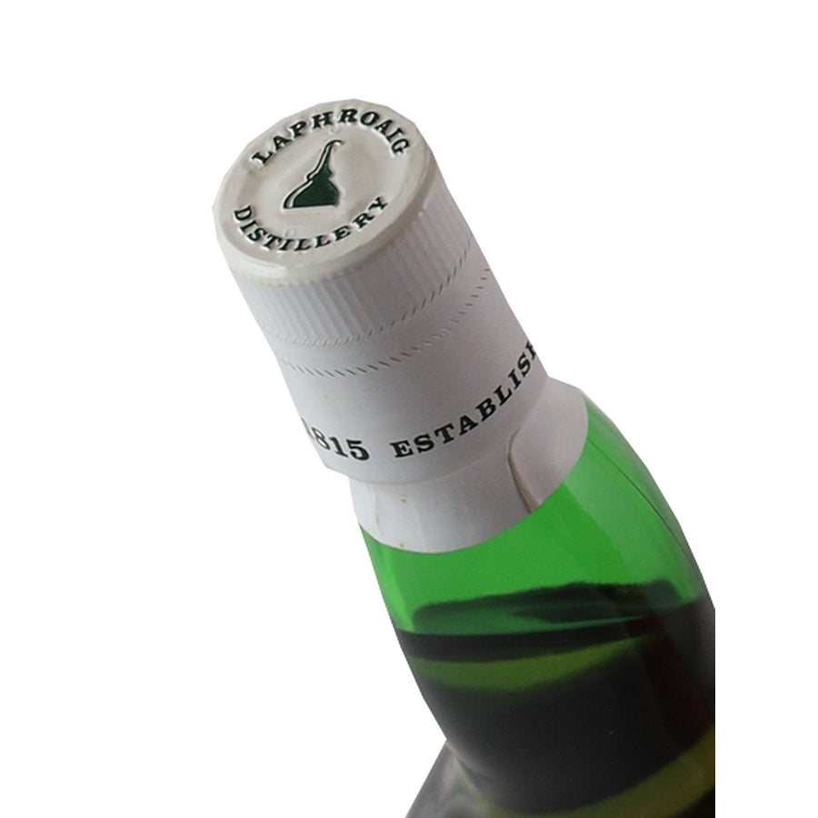 Laphroaig 10 Year Old 40% 750ml Old Label - cap top detail