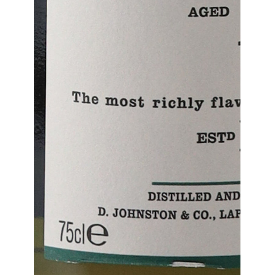 Laphroaig 10 Year Old 40% 750ml Old Label - volume and label condition