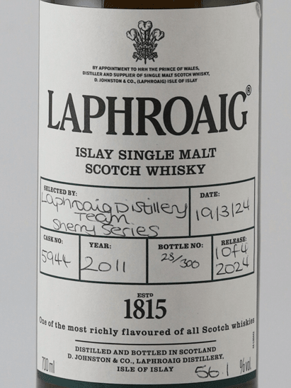 Laphroaig 2011 Single Cask 5944 - Bottle Of Japan